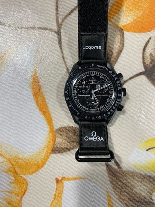 Omega Swatch Mission to the Moonphase