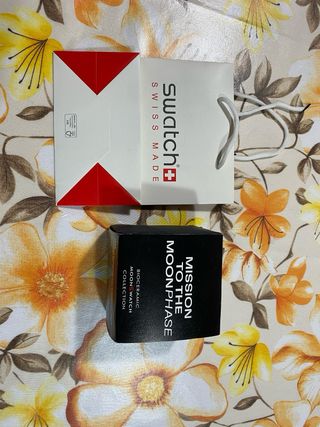 Omega Swatch Mission to the Moonphase