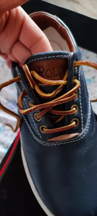 Zapatillas Polo Ralph Lauren Negras y Amarillas