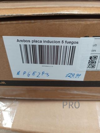 Arebos Placa de vitrocerámica  eléctrica