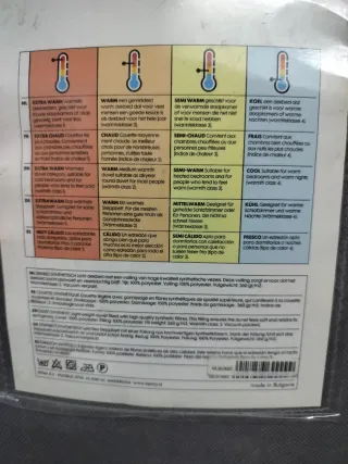 2 Edredón sintético blanco 220×200