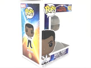 figura accion funko captain marvel nick fury