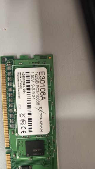 RAM Exceleram 2GB PC3-10666