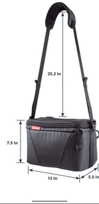 Borsa a spalla espandibile per fotocamera e droni