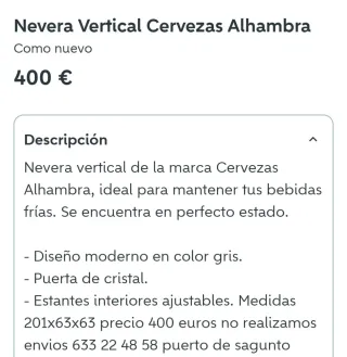 Nevera vertical expositora