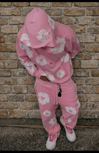 Chándal Denim Tears Rosa Talla S