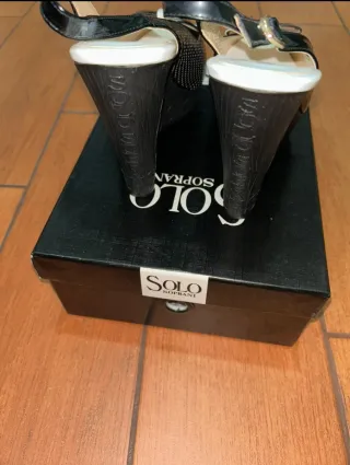 Sandali Solo Soprani Zeppa e Plateau N.38