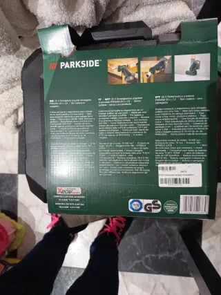 Parkside 20V Amoladora Angular Recargable