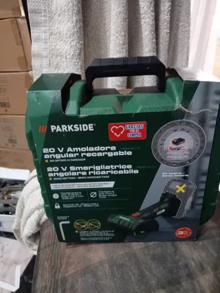 Parkside 20V Amoladora Angular Recargable