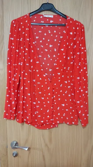 Lote 3 blusas cruzadas Mango Talla 46