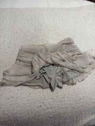 Falda pantalón blanco roto