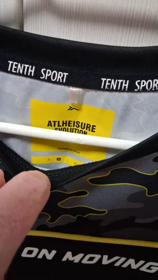 Camiseta Running Tenth Talla M Camuflaje