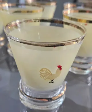 Set 6 Bicchieri da cocktal vintage anni 50