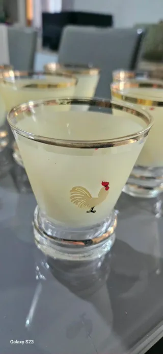 Set 6 Bicchieri da cocktal vintage anni 50