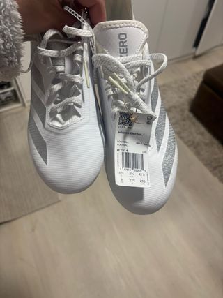 Zapatillas Adidas Futbol Talla 42.5 Blancas