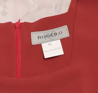 Vestido fiesta ROGER.O rojo