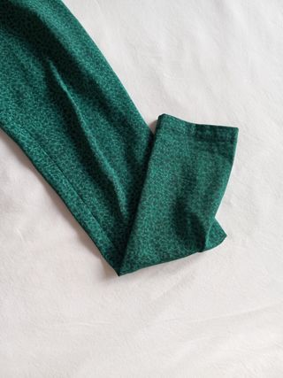 Mallas Kappa verdes estampadas