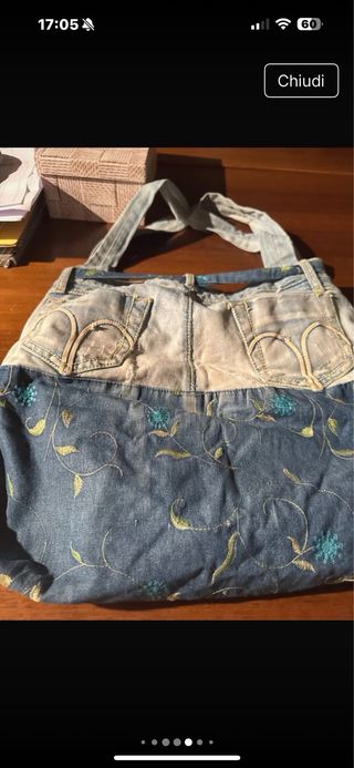 Borsa in jeans donna