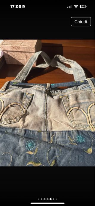Borsa in jeans donna