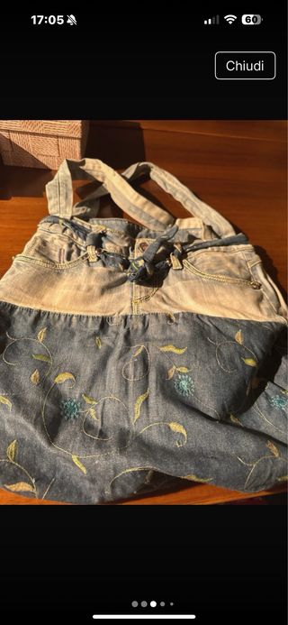 Borsa in jeans donna