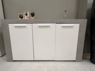 APARADOR BLANCO Y GRIS NUEVO !!!