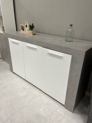 APARADOR BLANCO Y GRIS NUEVO !!!