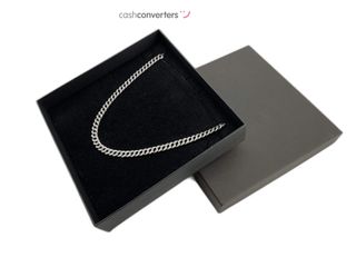 cadena plata 925mm con piedra con circonita 19.5cm