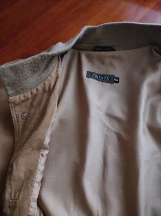 Giubbotto in camoscio uomo marrone