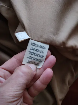 Giubbotto in camoscio uomo marrone