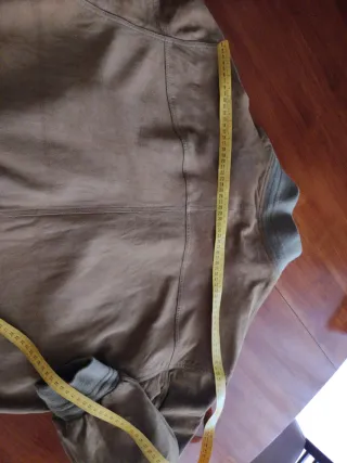 Giubbotto in camoscio uomo marrone