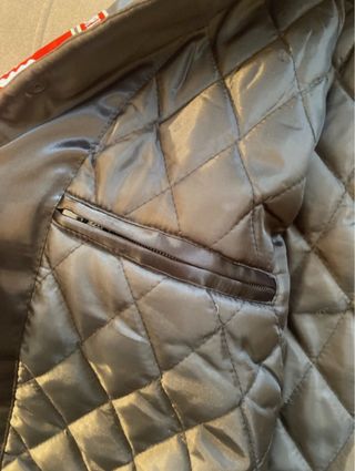 Bomber Massimo Pericolo nera e rossa