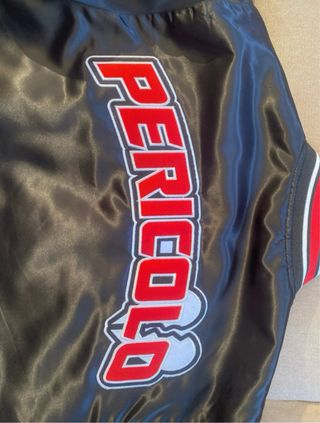 Bomber Massimo Pericolo nera e rossa