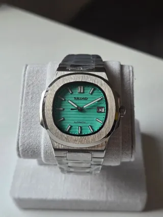 Reloj Seiko Mod Tiffany Esfera Turquesa