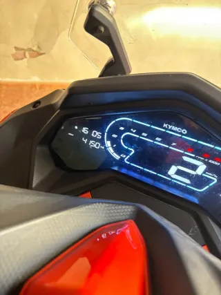 Kymco DTX 360 ABS Negra/Naranja