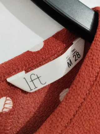 Blusa Lefties lunares blancos