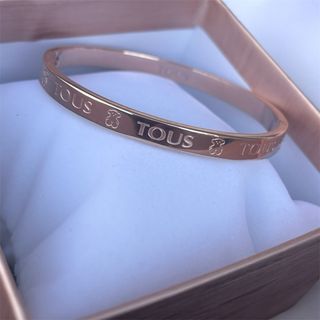 Pulsera estilo Tous oro rosa