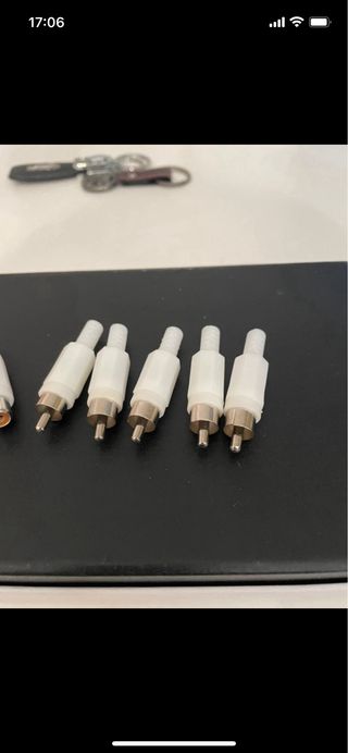 10 connettori RCA maschio/femmina