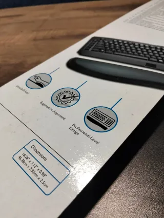 Reposamuñecas Kensington ErgoSoft Teclado Gaming