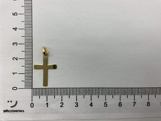 crucifijo oro 18k