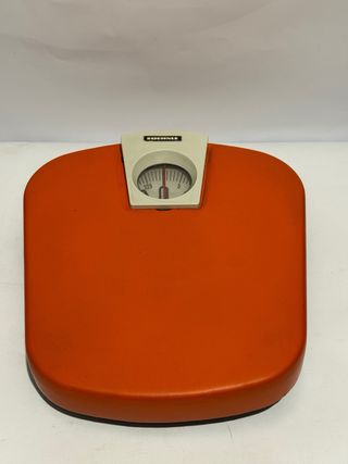 Bilancia vintage Soehnle arancione anni '70