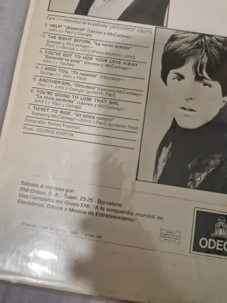 Vinilo The Beatles Help! (Odeon)