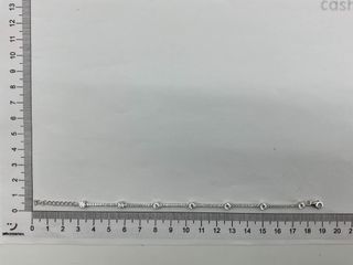 pulsera plata 925mm con piedra con circonita