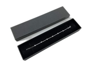 pulsera plata 925mm con piedra con circonita