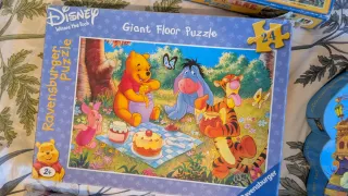 LOTE 5 Puzzles Infantiles y gusano peluche