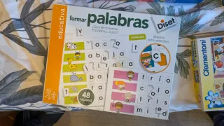 LOTE 5 Puzzles Infantiles y gusano peluche