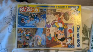 LOTE 5 Puzzles Infantiles y gusano peluche