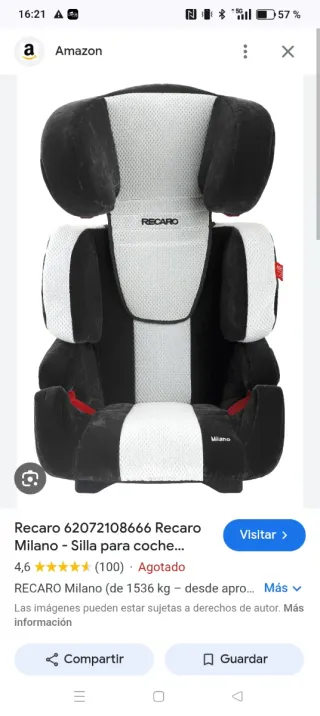 Silla de coche RECARO Milano