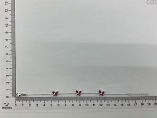 pulsera plata 925mm con piedra con circonita