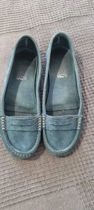 Mocasines azules