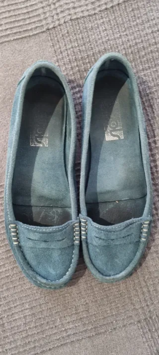 Mocasines azules